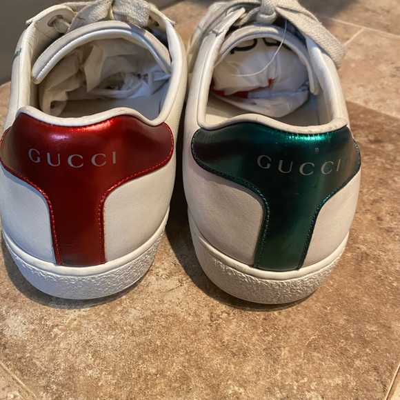 AUTHENTIC GUCCI ACE BLADE LOW TOP SNEAKERS - Picture 3 of 7
